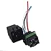 ESUPPORT Car Truck Motor Heavy Duty 12V 40A SPST Relay Socket Plug 4Pin 4 Wire Waterproof Seal Pack of 5