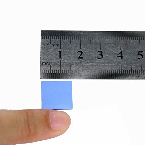 Wathai 36pcs 15x15x1.0mm Thermal Conductive Silicone Pad High Performance Thermal Double Side Tapes Cooling Pad - Thumbnail 3