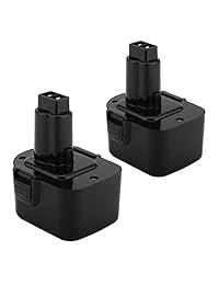 2PACK 3.0Ah Ni-Mh Replace 12v Battery for Dewalt DW9071,DW9072,DC9071,DE9037,DE9071, DE9072, DE9074, DE9075, DE9037, DE9086, DE9274,DE9501,152250-27,397745-01, 12Volt Cordless Power Tool Battery