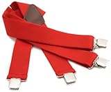 Carhartt Men's Utility Suspender,Red,One Size