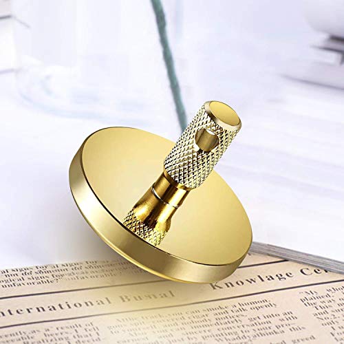 KKPOT Metal Spinning Top, Portable EDC Precision Toy Gift for Kids/Adults(Brass/Gold)