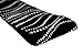 Bargain Headbands, White Dotted Swirls Over Black Elegant, Soft Cloth Headband