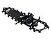 ALPS 14/17/21/25/30 Inch Lightweight Snowshoes for Women Men Youth, Light Weight Aluminum Alloy Terrain Snow Shoes with Free Carrying Tote Bag (Black, 30'')