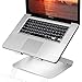 Soundance Laptop Stand Adjustable Riser Compatible with Apple Mac MacBook Pro Air, Ergonomic Aluminum Holder for 10-17.3 Inch Notebook Computer, Multi-Angle Stand with Heat-Vent to Elevate PC, Silverthumb 1