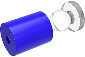 WIRED4SIGNS USA Snapfix | Hidden Clip-in Acrylic Standoffs for Signs | Easiest Signage Mount to Install | 25 Pack - Small - Dark Blue