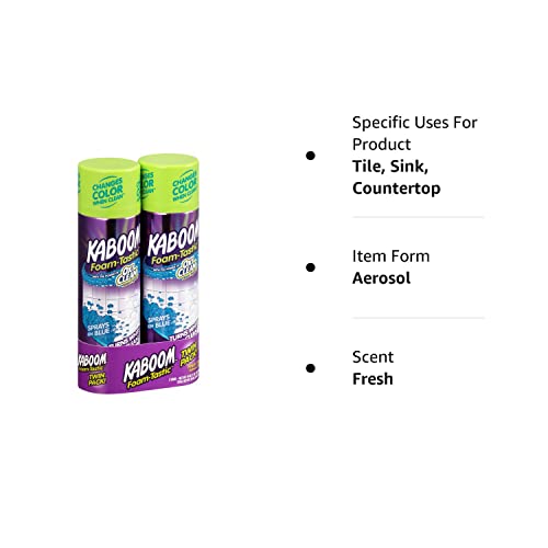 Kaboom FoamTastic Fresh Scent Bathroom Cleaner Twin Pack 219 oz