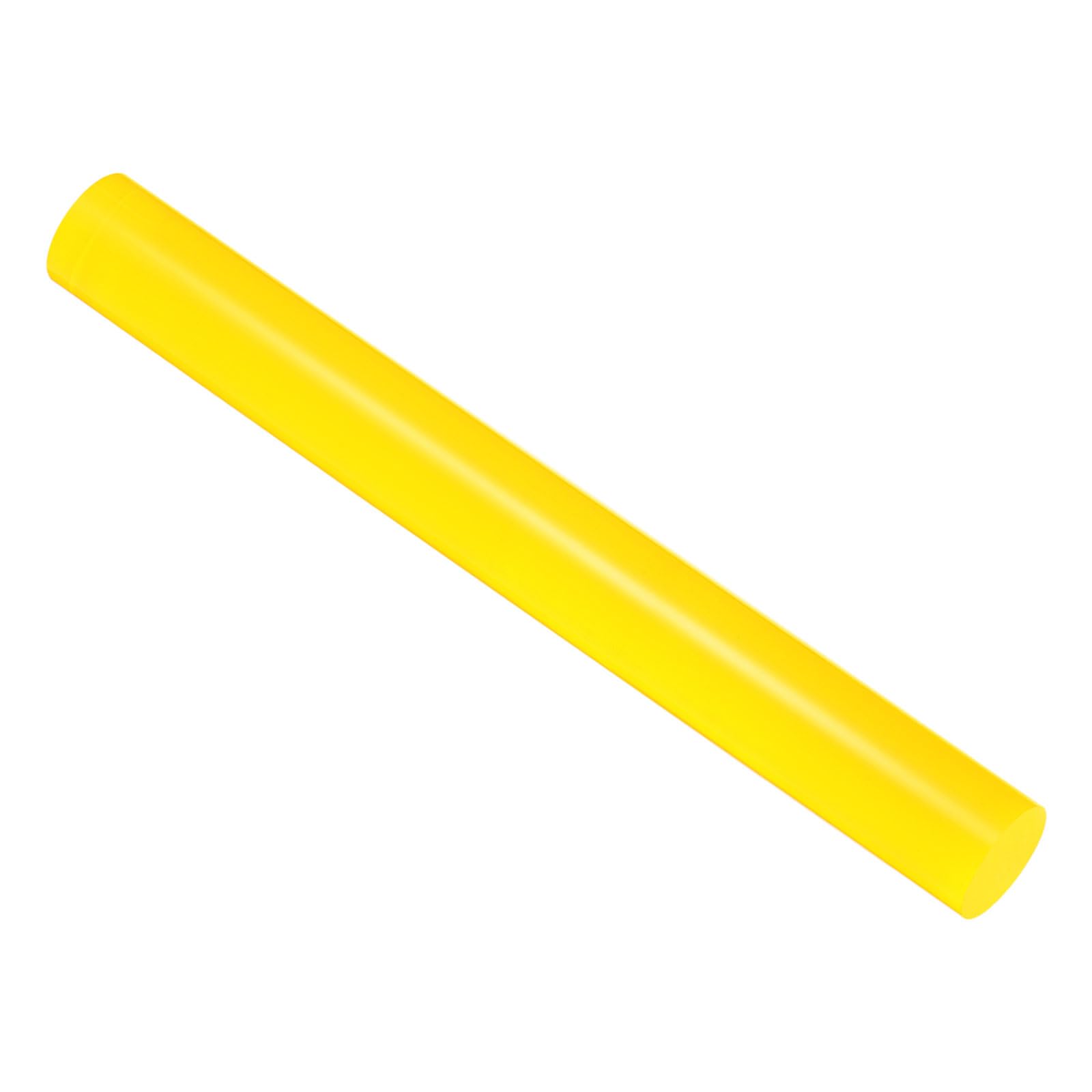 CoCud Acrylic Clay Roller, 9 Inch Length 1 Inch Dia., Acrylic Non-Stick Rolling Pin Roller Yellow - (Applications: for Shaping Sculpting)