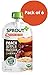 Sprout Organic Stage 3 Baby Food Pouches, Peach Apple Multigrain w/ Cherry, 4 Ounce (Pack of 6)