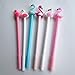 DzdzCrafts 10PCS Unicorn and Flamingo 0.5MM Rollerball Gel Ink Pens Black Ink in A Pen Pouch