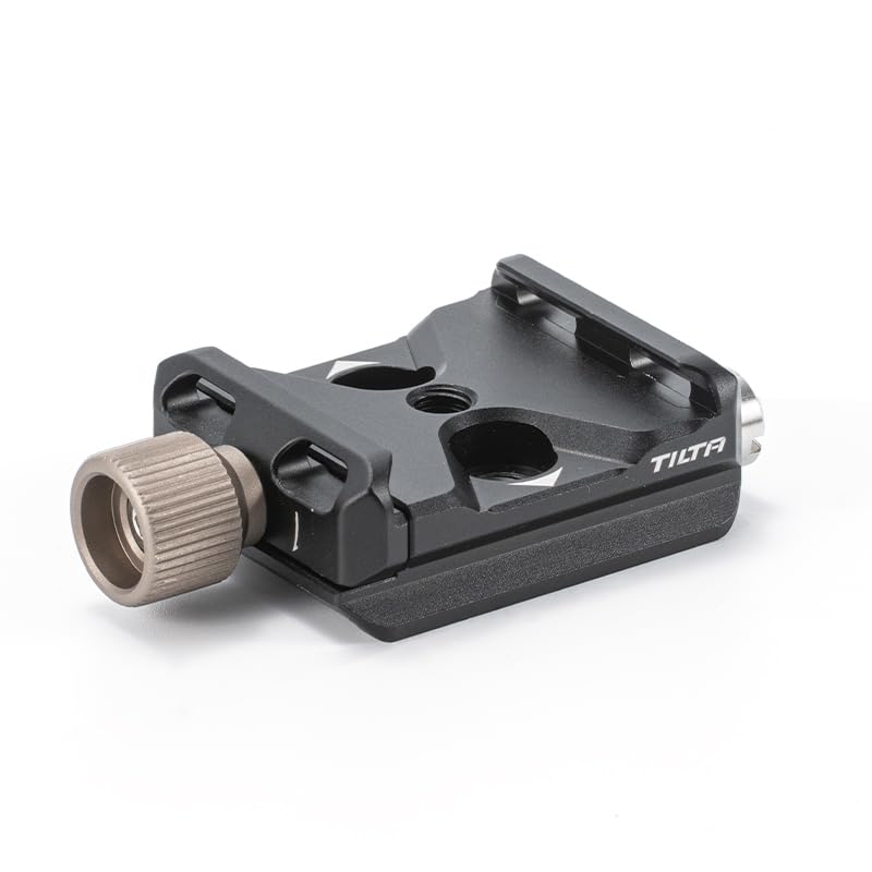 TILTA Universal ARCA Quick Release Baseplate for 38mm ARCA Quick Release Plates, with 1/4″-20 threads and 3/8″-16 thread for Most Camera and Tripod TA-UABP-B