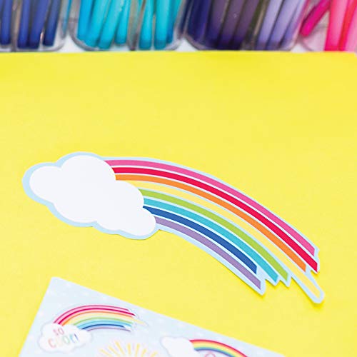 Carson Dellosa - Hello Sunshine Rainbows & Suns Colorful Cut-Outs, Classroom Décor, 36 Pieces
