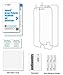 MOCOLL Screen Protector Touch Tempered Glass Cover Shield Ultra Clear Anti-Scratch Compatible iPhone 7 Plus/ 8 Plus,Screen Size 5.5 inch(Clear3)