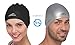 Reversible Silicone Swim Cap, Waterproof 2-in-1 Swimming Caps for Women with Carry Bag, Flexible Adult Swimmers Cap for Short and Medium Length Hair