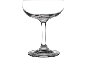 Olympia Bar Collection Champagne Saucers 200Ml 125X95mm Crystal Tea Coffee 6pc