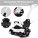 Costzon Ride On Push Car, 3 in 1 Licensed Pagani 6V Electric Battery Powered Toddler Play Toy Car w/ Handle Lights, Music, MP3, Aux Plug in, Push Round Buggy (White)