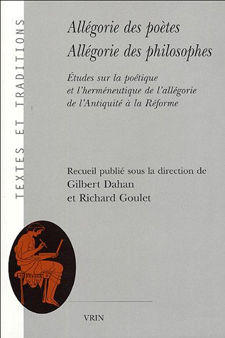 Allégorie des poètes, allégorie des philosophes
