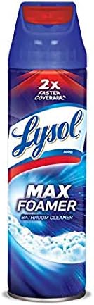 Lysol Max Foamer Bathroom Cleaner, 19oz, 2X Faster Coverage