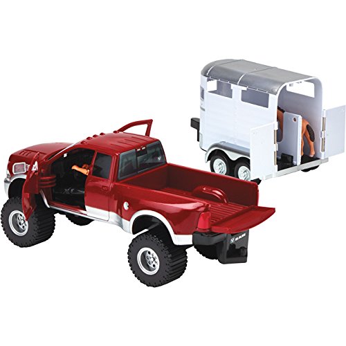 Tree House Kids Ram with Truck Horse Trailer, Red, 23.5" x 7" Buy Online in UAE. Toys And