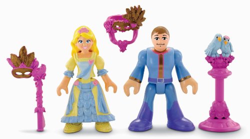 Fisher Price Precious Places Masquerade Ball Sirina & Prince Figure Set