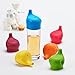 Sippy Lids, Toddler/Babies Spill Proof Silicone Snug Sippy Lids Make Any Cup, Prefert Baby Feeding Gift Sets (6 PACK)