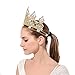 DcZeRong Queen Crowns Gold Women Crowns For Prom Pageant Party Queen Rhinestone Full Crowns
