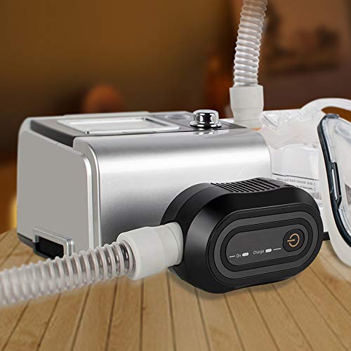 Denshine Black Mini CPAP Cleaner, Portable CPAP Cleaner and Sanitizer Includes Sanitizing Bag, CPAP Cleaner Disinfector for Masks, Cushion, 22mm Diameter of Tubing and Household Sterilization Cleaning