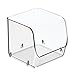 mDesign Small Household Stackable Plastic Food Storage Organizer Bin Basket with Wide Open Front for Kitchen Cabinets, Pantry, Offices, Closets, Bedrooms, Bathrooms - 4.5