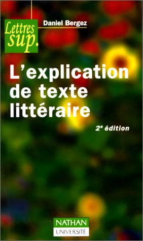 L' explication de texte littéraire
