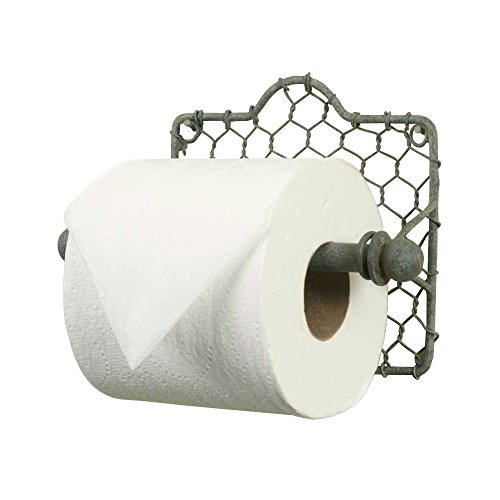 Colonial Tin Works Chicken Wire Toilet Paper Holder