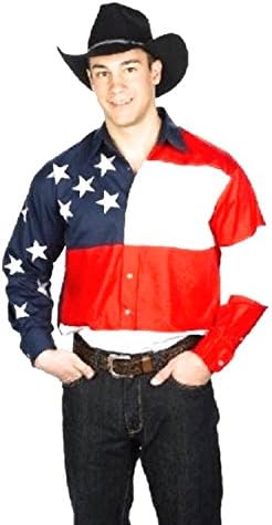 Stars &amp; Stripes Men's Western Shirt Size XXL
