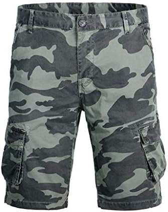 Daylin Men's Daily Cotton Pocket Camouflage Large Size Soft Brief Outdoors Work Trouser Cargo Short Pants