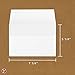 A7 White Greeting Cards Envelopes (5 1/4
