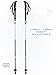Red-Guru Collapsible Telescopic Trekking Poles - All Terrain Outdoor Trail Hiking/Walking Sticks | Height Adjustable for Men and Women | Sweat Absorbing EVA Grips | 1 Pair Black