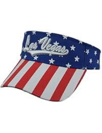 Las Vegas US Flag Visor Baseball Cap Fashion Hat Casual Hats Sun Cap Hiking (Las Vegas)