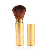 Lomezi Blush Brushes Retractable Kabuki Brushes Portable Travel Blush Makeup Brushes With Cover for Makeup Blush Powder Foundation Cream