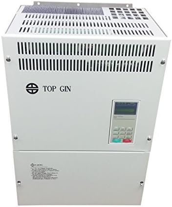 TOP GIN New Professional Variable Load Frequency Inverter 75KW 100HP 380V 130A VFD AC Motor Drive Starting Torque: 120% / Zero RPM For Spindle Motor Speed Control W/English Manual (VFD-75KW 380V)