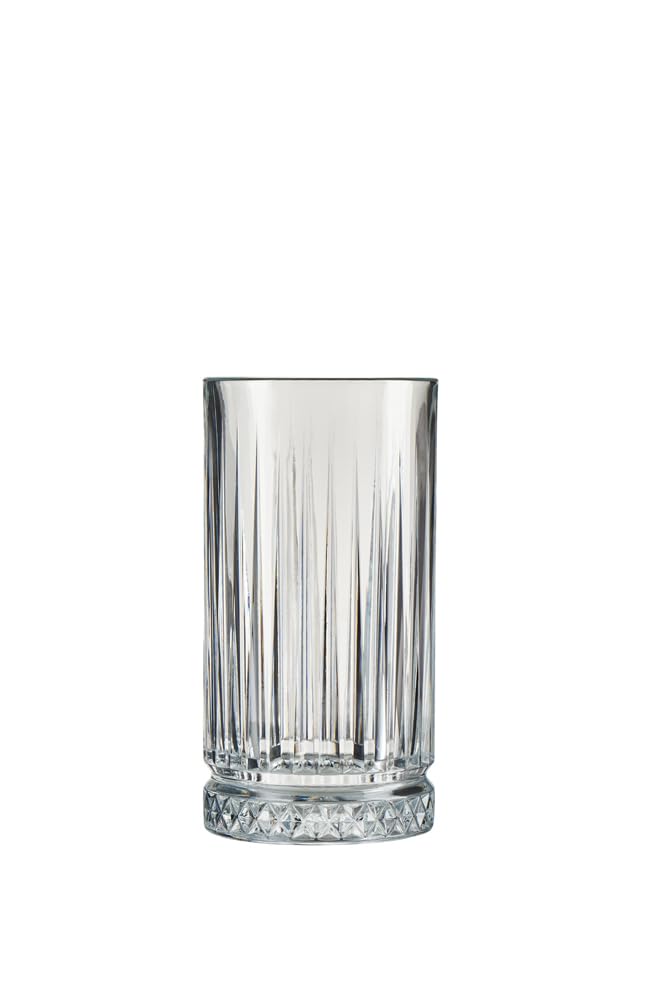 Pasabahce Set of 4 Elysia Long Drink Glasses cl 44.5, 1,Transparent