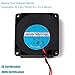 2pcs Brushless DC Cooling Fan 40mm x 40mm x 10mm 4010 12V 0.08A 3D Printer Fan Hydraulic Turbo Cooling Fan with XH2.54-2P Wire for 3D Printer