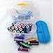 SODIAL- 24 Assorted Colors Polyester Sewing Thread-Pack of 24