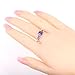 YAZILIND Jewelry Charm Silver Plated Anniversary Ring For Women Gift Size10