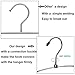 Nature Smile Clothes Pants Hangers 2 Pack Multi Layers Metal Pants Slack Hangers,Floding Hook Non-Slip 4-Tier Swing Arm Pants Hangers Rack Closet Storage Organizer for Trousers Jeans Scarf Skirts