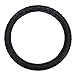 Sulida Steering Wheel Cover Auto Car Silicone Great Grip Anti-Slip Steering Cover for Diameter 36-38cm/13-15inch (black2)