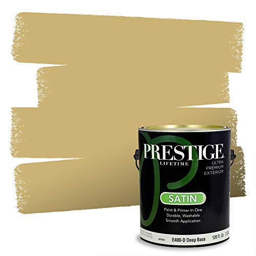 PRESTIGE Paints Exterior Paint and Primer In One, 1-Gallon, Satin, Comparable M…