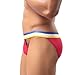 Binmer(TM)Men Briefs Bikini Hollow out Bulge Pouch Shorts Underwear Underpants (L, Red)