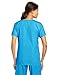WonderWink Women's Peek-A-Boo Top, Malibu Blue, Large