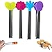 Ice Tongs, 5 inch Mini Tongs Food Tongs With Perfectly Designed Silicone Tongs Sugar Tongs Best Kitchen Gadgets, 4 PCS