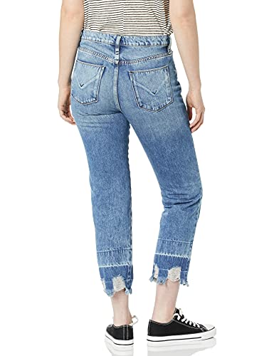 Hudson Womens Jessi Blue Denim Relaxed 