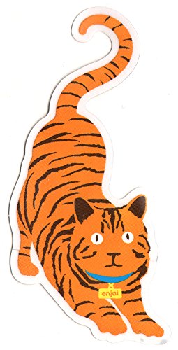 Enjoi Orange Cat Skateboard Sticker - 14.5cm high approx. sk