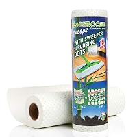Bambooee Reusable Bamboo Sweeper Sheets with Sweeper Scrubbing Dots