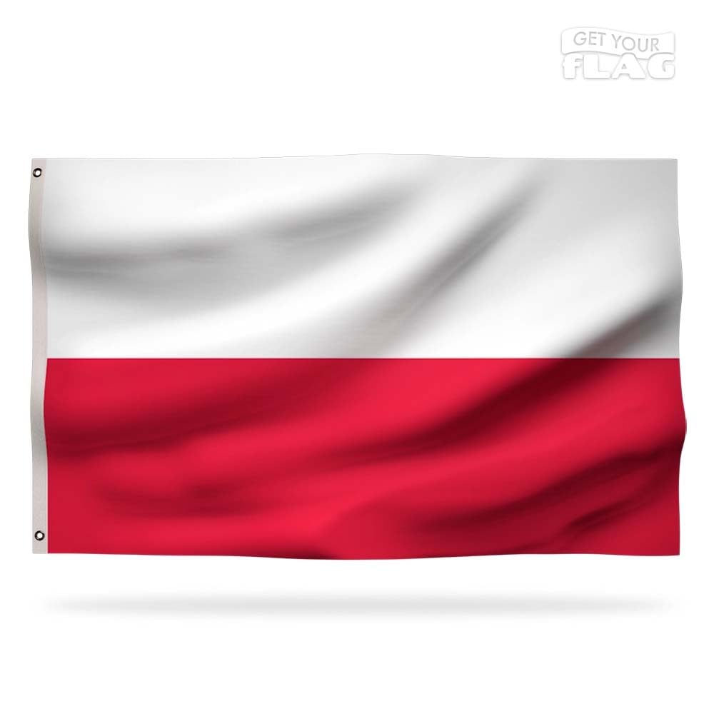 Premium Poland Flag 150x90cm - Very Resistant and Excellent Quality Polish flag with 2 metal eyelets - Be proud of your colors ! — image 1